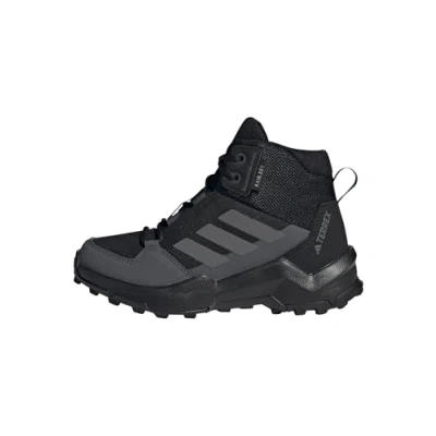 Immagine di Adidas Terrex AX4R MID RAIN.RDY Unisex Scarpa da hiking per bambini, Taglia: 29, Core black/grey four/grey six Tessuto / sintetico