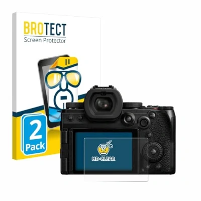 Immagine di brotect Pellicola Protettiva per Panasonic Lumix DC S5II Protezione Schermo (2 Pezzi) [Trasparente, Anti Impronte]