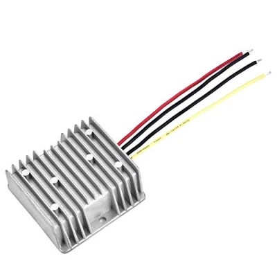 Immagine di convertitore step down DC DC, regolatore di tensione da 24V a 19V, modulo trasformatore potenza buck IP67 impermeabile, 5A, 475W