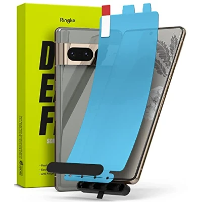 Immagine di Ringke Dual Easy Film (2 Pezzi) Compatibile con Google Pixel 7 PRO, Pellicola Protettiva per Schermo Autoriparante in Pet a Copertura Completa