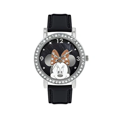 Immagine di Minnie Mouse MN1148 Orologio Analogico Quarzo, Donna , Cinturino in PU, Bianco