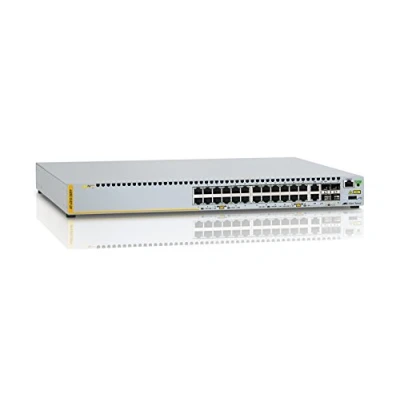Immagine di Allied Telesis AT x310 26FP 50 24 Port 10/100BASE T Poe+, 2 Combo Ports (100/1000X SFP or 10/100/1000T), Stacking Ports, Single Fixed PSU