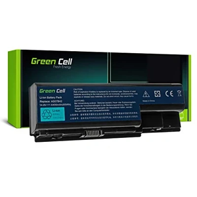 Immagine di Green Cell® Standard Serie AS07B31 AS07B32 AS07B41 AS07B42 AS07B51 AS07B52 AS07B61 AS07B71 JDW50 Batteria per Portatile Acer/eMachines/Packard Bell (8 Pile 4400mAh 14.8V Nero)