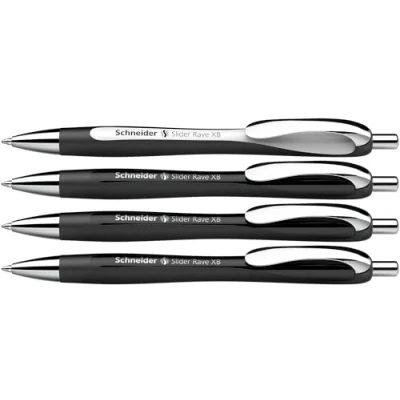 Immagine di Schneider Schreibgeräte 4 pz. Slider Rave XB 132584 Penna 0.7 mm Colore di scrittura: Blu N/A