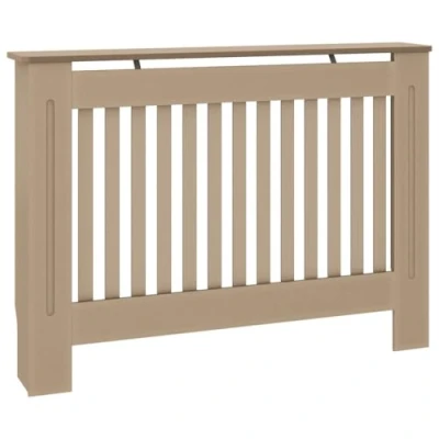 Immagine di vidaXL Copertura per Radiatore 112x19x81,5 cm in MDF