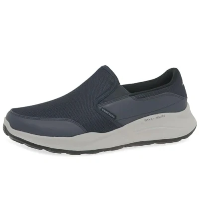 Immagine di Skechers 232515 Nvy, Scarpe da ginnastica Uomo, Navy Mesh Duraleather Trim, 39 EU