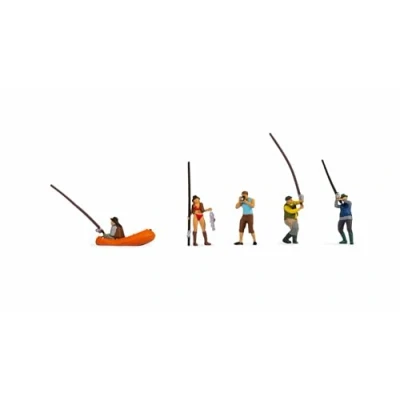 Immagine di NOCH H0 Kit di pescatori 15891 Dipinto