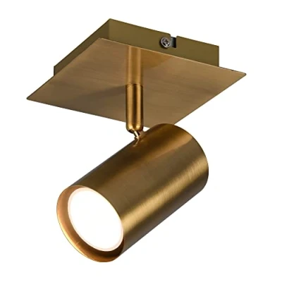 Immagine di Trio Leuchten 802400104 Marley Base Spot, Ottone Anticato, L 12 Cm