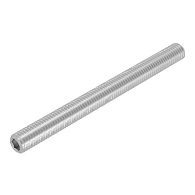 Immagine di SECCARO Perni filettati con attacco conico M6 x 70 mm, in acciaio inox V2A VA A2, DIN 913/ISO 4026, esagonali, 20 pezzi