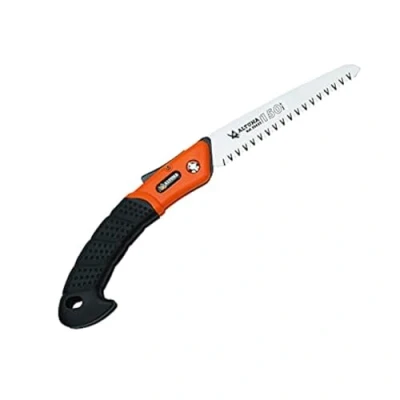 Immagine di Altuna Seghetto da Potatura Pieghevole Sawing 29622 Impugnatura Bimateriale Dentatura Giapponese Resistente e Molto Leggero Sega Manuale per Legno con Lama Rettangolare