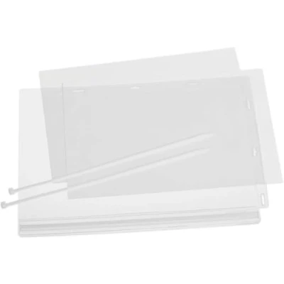 Immagine di Durable 502719 Buste Impermeabili con Fascette f.to A4, Busta 5 Pezzi, Trasparente
