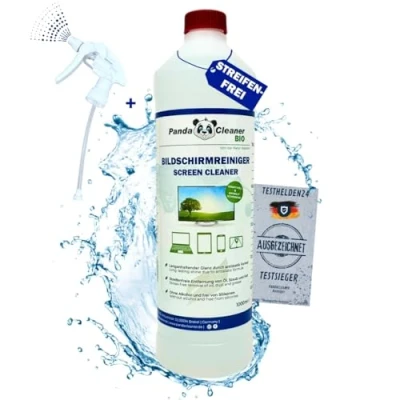 Immagine di PandaCleaner spray detergente per schermo senza alcool, flacone da 1000 ml
