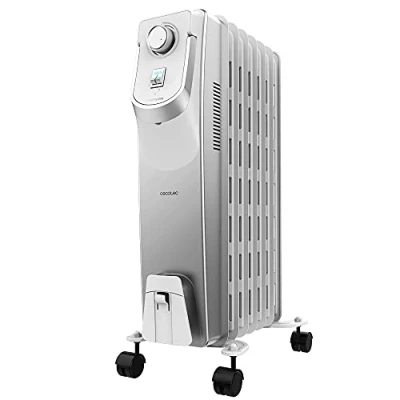 Immagine di Cecotec Radiatore olio elettrico ReadyWarm 7000 Space 360, 7 moduli, consumo energetico, 1500 W, 3 livelli, avvolgicavo, tecnologia sistema di sicurezza, 18 m2 05886
