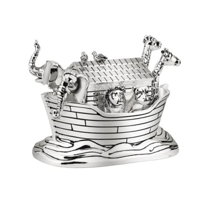 Immagine di Zilverstad Carillon Arca di Noè, in Lega Zinco, Argento, 84x52x63mm