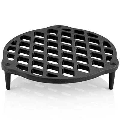 Immagine di BBQ TORO Dutch Oven griglia impilabile Diverse Dimensioni Inserto per Trivet e in ghisa (Ø 22 cm da 4,5 QT)