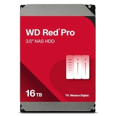 Immagine di WD 16TB RED PRO 512MB CMR 3.5IN SATA 6GB/S INTELLIPOWERRPM
