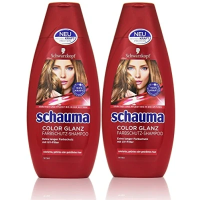 Immagine di Schwarzkopf, Schauma Color Shampoo, confezione da 2 (2 x 400 ml)