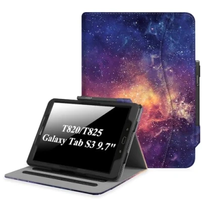 Immagine di FINTIE Cover per Samsung Galaxy Tab S3 9.7, [Multi angli] Folio Pieghevole Custodia con Funzione Auto Sleep/Wake 9.7&quot; LTE Tablet,