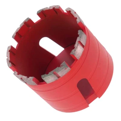 Immagine di PRODIAMANT punta a tazza diamantata per calcestruzzo muratura 82 mm x M16 7 segmenti diamantati