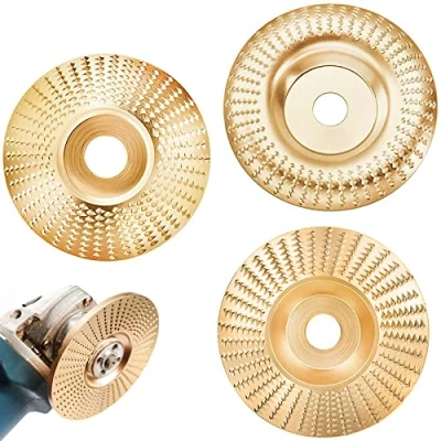 Immagine di 3 pezzi intaglio Legno Mola Disco,Lucidatura modellatura Disco Ø100,Mola per smerigliatrice angolare,Intaglio Disco,Angle Grinder Disco,per levigatura lucidatura
