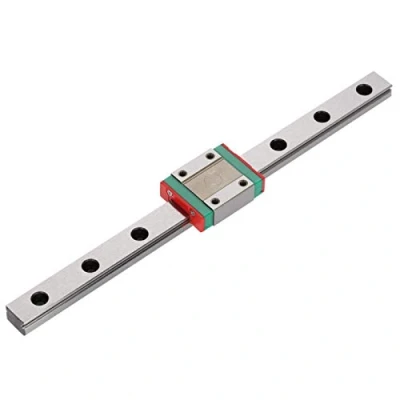 Immagine di Guida lineare in miniatura, 1 pz LML12B miniatura Larghezza 12 mm + blocco di scorrimento per aste/alberi/guide movimento temprati(200mm)