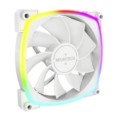 Immagine di MONTECH RX120 PWM ARGB Ventola per PC case Bianco, Grigio (L x A P) 120 25 mm