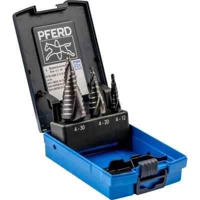 Immagine di PFERD 25201047 HSS Kit punte a gradini 3 parti 4 12 mm, 20 30 mm 1 pz.