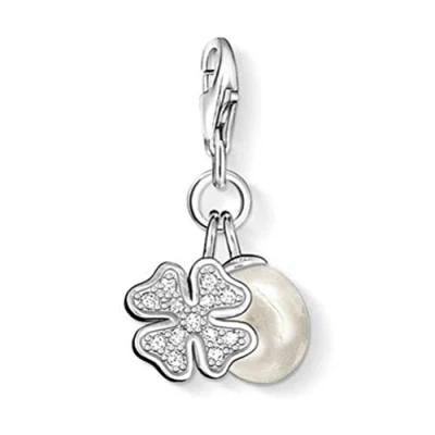 Immagine di Thomas Sabo Ciondolo da Donna, Argento 925, Gem Clover and Pearl