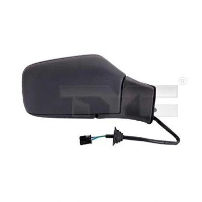 Immagine di specchio retrovisore esterno Tyc 338 0008 Sx nero asferico, termico, per regolazione elettrica