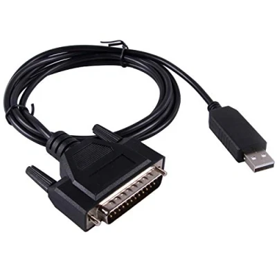 Immagine di cavo FTDI da USB RS232 a DB25 per controllo CNC Fanuc, seriale compatibile con C 232R US (180 cm)