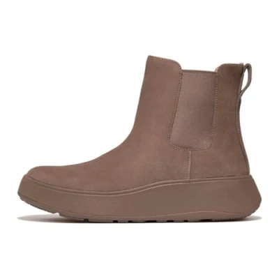Immagine di Fitflop Stivali Chelsea Flatform in Camoscio F Mode, Donna, Grigio Minky, 42.5 EU