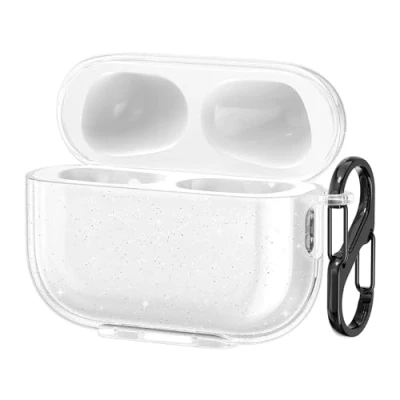 Immagine di kwmobile Custodia Compatibile con Apple Airpods PRO 2 Cover Protezione Astuccio Cuffie Wireless Resistente in Silicone TPU Trasparente