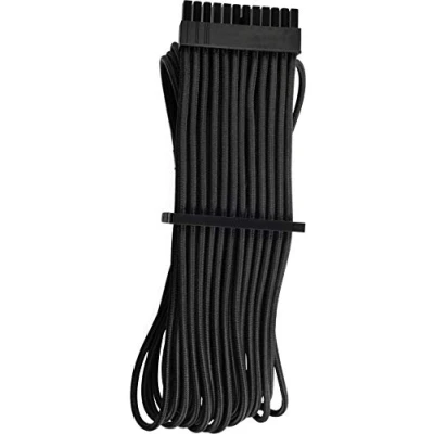 Immagine di Corsair Cavo Protetto Singolarmente con Guaina ATX A 24 Pin Type 4 Gen Premium Nero
