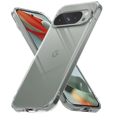 Immagine di Ringke Fusion Compatibile con Cover Pixel 9 Pro / 9, Calza Perfetta, Custodia Trasparente e Antiurto Protettiva Robusta Ottima Grip Clear