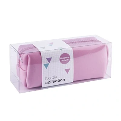 Immagine di APLI 18975 Astuccio multiuso in neoprene Nordik Collection ROSA per la scuola 70 x 75 185 mm