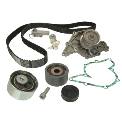 Immagine di CONTITECH CT1015WP1 Pompa Acqua + Kit Cinghia Distribuzione con ammortizzatore serraggio, Rullo tenditore 207 AUDI: A4 B6 Avant, B7 Avant