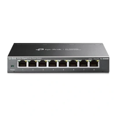 Immagine di TP Link TL SG608E Easy Smart Managed Switch Ethernet 8 Porte RJ45 Gigabit, Facile Intelligente, Gestione Caratteristiche L2, Plug&amp;Play, Custodia in Metallo Resistente, VLAN, QoS