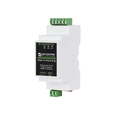 Immagine di Server seriale industriale RS485 a Ethernet Modbus Gateway MQTT TCP/IP modulo seriale, supporta alimentatore PoE Ethernet, con alimentazione e protezione dell&#039;isolamento del segnale,