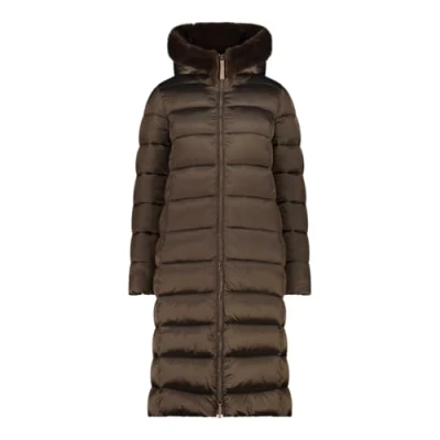 Immagine di CMP Cappotto da donna in nylon con cappuccio fisso, Dark Malto, 54