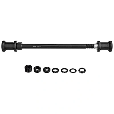 Immagine di Topeak Journey Trail TX Kit p10, Al 7075 CNC Thru Axle W/M12 x Pitch 1,0 mm Thread, W/Spacer Kit, Assi Ciclismo Unisex Adulto, Nero, 180 1,5 / 18 cm