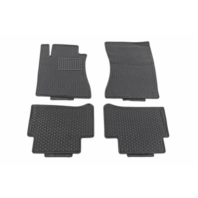Immagine di VAICO V30 4033 Set tappetino Gomma anteriore E posteriore 4 nero Su misura MERCEDES BENZ: Classe Sedan, T modell
