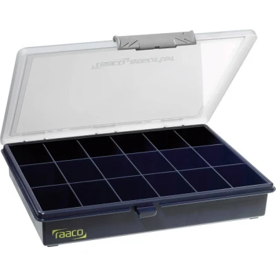 Immagine di raaco Assorter 5 18 Universale Scatola minuteria (L x L A) 240 195 43 mm Scomparti: suddivisione fissa Contenuto 1 pz.