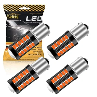 Immagine di Sidaqi 1156 BA15S P21W Lampadina a LED 5630 33 SMD Rosso 900LM sostituire per Luce di retromarcia freno posizione antinebbia posteriore Fanale parcheggio RV 12 30 V 3,6 W (4 pezzi)