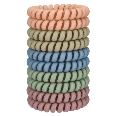 Immagine di JessLab Elastici Spirale per Capelli, 10 Pezzi Senza Tracce in Plastica Coda di Cavallo, Accessorio Ragazze e Donne, Colori Assortiti (#26)