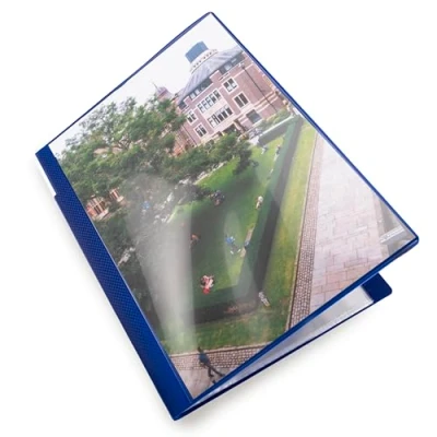 Immagine di Rapesco 0910 Portalistino/Raccoglitore a Buste con 20 Buste,A4, Blu