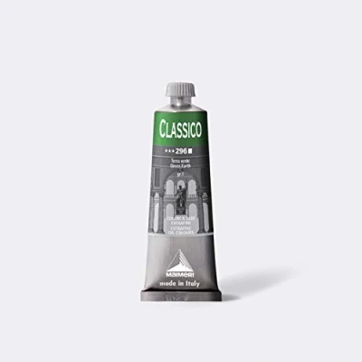 Immagine di Maimeri CLASSICO 60 ml, Extra feine Künstlerölfarbe, Farbton Grüne Erde
