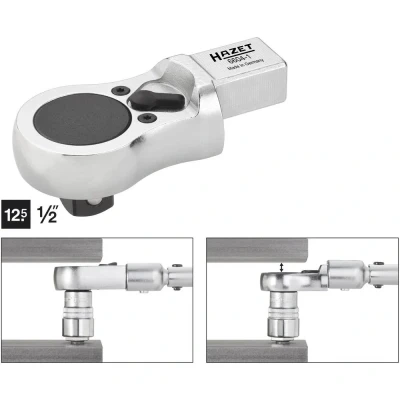 Immagine di HAZET 6604 1 Testa ad innesto con cricchetto reversibile