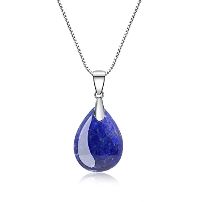 Immagine di COAI Collana da Donna in Argento Sterling con Ciondolo Goccia Lapislazzuli
