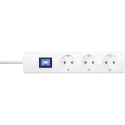 Immagine di Kopp 232602016 Multipresa con interruttore 3 scomparti Bianco Schuko 1 pz.