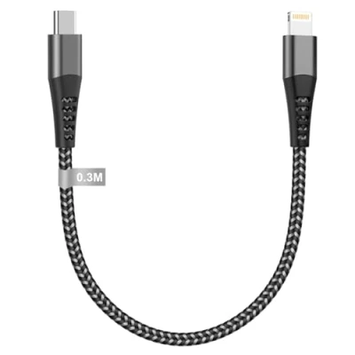 Immagine di Cavo USB C lightning 0.3M[Certificato Apple MFi], iPhone Cavetto Filo Nylon Caricatore Carica Rapida per 14 13 12 11 Pro Max/Mini/XS/XR/8/iPad